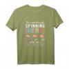 Damen Funny Flamingos Indoor Cycling T-Shirt - Lustiges Sportshirt für Radfahrerinnen mit klassischem Schnitt