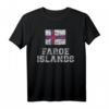 Färöer Inseln Flagge T-Shirt für Männer, Frauen & Kinder – Stolz auf dein Land, ideal als Geschenk zu Weihnachten, Geburtstag & Nationalfeiertag