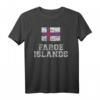 Färöer Inseln Flagge T-Shirt für Männer, Frauen & Kinder – Stolz auf dein Land, ideal als Geschenk zu Weihnachten, Geburtstag & Nationalfeiertag