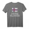 Färöer Inseln Flagge T-Shirt für Männer, Frauen & Kinder – Stolz auf dein Land, ideal als Geschenk zu Weihnachten, Geburtstag & Nationalfeiertag