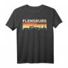 Mein Flensburg Skyline Deutschland Heimat Stadt Souvenir T-Shirt – Perfektes Geschenk für Flensburg-Liebhaber und Urlaubserinnerungen