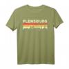 Mein Flensburg Skyline Deutschland Heimat Stadt Souvenir T-Shirt – Perfektes Geschenk für Flensburg-Liebhaber und Urlaubserinnerungen