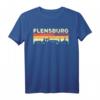 Mein Flensburg Skyline Deutschland Heimat Stadt Souvenir T-Shirt – Perfektes Geschenk für Flensburg-Liebhaber und Urlaubserinnerungen