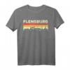 Mein Flensburg Skyline Deutschland Heimat Stadt Souvenir T-Shirt – Perfektes Geschenk für Flensburg-Liebhaber und Urlaubserinnerungen