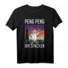 Moin Peng Peng ihr Spacken Moin Moin Möwe - Norddeutschland Begrüßung T-Shirt für Hanseaten & Regionalfans