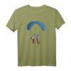 Gleitschirm Skydiving Paragliding Funky Faultier T-Shirt – Lustiges Flugmotiv für Paragleiter, Abenteurer und Faultier-Fans