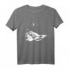 Fliegenfischen mit Angelrute und Fliege | Retro Angler T-Shirt – Perfektes Geschenk für Fischer zum Geburtstag, Weihnachten & mehr