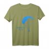 Paragliding T-Shirt - Geboren um zu fliegen - Perfektes Geschenk für Gleitschirmflieger, Extremsportler & Flugliebhaber