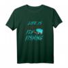 Angeln Hobby Angler Forelle Fliegenfischen T-Shirt - Lustiges Fischer Design für Angler und Fliegenfischer, ideales Geschenk