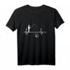 Lustiges Fischen Herzschlag Fischer Angler Langarmshirt – Perfektes Geschenk für Fischer, Angler & Herzfrequenz-Liebhaber zu Geburtstag & Weihnachten