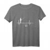 Lustiges Fischen Herzschlag Fischer Angler Langarmshirt – Perfektes Geschenk für Fischer, Angler & Herzfrequenz-Liebhaber zu Geburtstag & Weihnachten