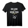 Ich liebe es wenn meine Frau mich Fliegenfischen lässt T-Shirt – Lustiges Geschenk für Angler & Fliegenfischer zum Geburtstag