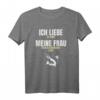Ich liebe es wenn meine Frau mich Fliegenfischen lässt T-Shirt – Lustiges Geschenk für Angler & Fliegenfischer zum Geburtstag