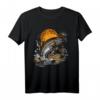 Männer-Geschenk für Angler: Blut-Mond Fliegenfischen T-Shirt – Perfekt für Geburtstag, Weihnachten & Vatertag