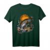 Männer-Geschenk für Angler: Blut-Mond Fliegenfischen T-Shirt – Perfekt für Geburtstag, Weihnachten & Vatertag
