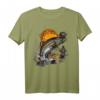 Männer-Geschenk für Angler: Blut-Mond Fliegenfischen T-Shirt – Perfekt für Geburtstag, Weihnachten & Vatertag