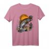 Männer-Geschenk für Angler: Blut-Mond Fliegenfischen T-Shirt – Perfekt für Geburtstag, Weihnachten & Vatertag