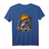Männer-Geschenk für Angler: Blut-Mond Fliegenfischen T-Shirt – Perfekt für Geburtstag, Weihnachten & Vatertag
