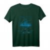 Angler im Fluss - HapKoala T-Shirt für Fischer und Naturfans mit Fliegenfischer Motiv