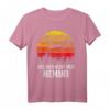 Hier oben nervt mich niemand Segelfliegen T-Shirt – Lustiges Vintage Sunset Design für Piloten, Segelflieger & Luftfahrtfans