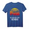 Hier oben nervt mich niemand Segelfliegen T-Shirt – Lustiges Vintage Sunset Design für Piloten, Segelflieger & Luftfahrtfans