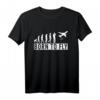 Born To Fly Pilot T-Shirt - Luftfahrt & Flugzeug Design, perfektes Geschenk für Piloten, Flugzeugliebhaber & Luftfahrtfans
