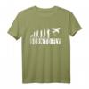 Born To Fly Pilot T-Shirt - Luftfahrt & Flugzeug Design, perfektes Geschenk für Piloten, Flugzeugliebhaber & Luftfahrtfans