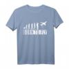 Born To Fly Pilot T-Shirt - Luftfahrt & Flugzeug Design, perfektes Geschenk für Piloten, Flugzeugliebhaber & Luftfahrtfans