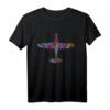 Flugzeug Pilot Alphabet T-Shirt - Buntes Flugzeug für Piloten, Flugschüler & Luftfahrzeugführer, ideales Geschenk für Flugbegeisterte zu Geburtstag, Weihnachten oder als Fan-Shirt