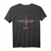 Flugzeug Pilot Alphabet T-Shirt - Buntes Flugzeug für Piloten, Flugschüler & Luftfahrzeugführer, ideales Geschenk für Flugbegeisterte zu Geburtstag, Weihnachten oder als Fan-Shirt