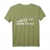Fliegen Evolution - Flugzeug Geschichte Pilot Flieger T-Shirt für Kinder, Flugzeugfans und Piloten als Geschenk zu Weihnachten oder Geburtstag