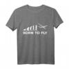 Fliegen Evolution - Flugzeug Geschichte Pilot Flieger T-Shirt für Kinder, Flugzeugfans und Piloten als Geschenk zu Weihnachten oder Geburtstag