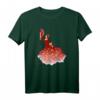 HapKoala Tänzerin T-Shirt mit spanischer Folklore, Musik & Kastagnetten – Perfektes Souvenir aus Barcelona & Geschenk für Kultur- und Tanzliebhaber