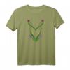 Folklore Blumen florales Muster Natur T-Shirt - Klassisch geschnitten mit doppelt genähtem Saum