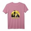 Cryptid Yellow Moon mit Fledermäusen und Siren Head Langarmshirt – Perfekt für Halloween und Übernatürlichkeits-Fans