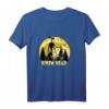 Cryptid Yellow Moon mit Fledermäusen und Siren Head Langarmshirt – Perfekt für Halloween und Übernatürlichkeits-Fans