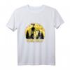 Cryptid Yellow Moon mit Fledermäusen und Siren Head Langarmshirt – Perfekt für Halloween und Übernatürlichkeits-Fans