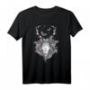 Hand Drawn Shaman T-Shirt – Forest Fairy mit Mythologie, Hexe & Spirituellen Motiven – Boho Gothic Fantasy Design