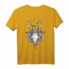 Hand Drawn Shaman T-Shirt – Forest Fairy mit Mythologie, Hexe & Spirituellen Motiven – Boho Gothic Fantasy Design