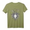 Hand Drawn Shaman T-Shirt – Forest Fairy mit Mythologie, Hexe & Spirituellen Motiven – Boho Gothic Fantasy Design