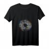 Damen Psychedelic Mushroom Spore Print T-Shirt mit V-Ausschnitt – Stilvolles Natur-Design, perfekt als Geschenk für Pilz- und Naturfans