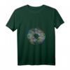 Damen Psychedelic Mushroom Spore Print T-Shirt mit V-Ausschnitt – Stilvolles Natur-Design, perfekt als Geschenk für Pilz- und Naturfans