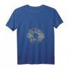 Damen Psychedelic Mushroom Spore Print T-Shirt mit V-Ausschnitt – Stilvolles Natur-Design, perfekt als Geschenk für Pilz- und Naturfans