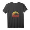 Damen Thüringer Wald Wandern T-Shirt mit Herzfrequenz – Geschenk für Wanderer, Förster & Naturliebhaber im Vintage Look