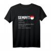 Sempft Fränkisches Wort T-Shirt - Oberfranken & Unterfranken Design, Perfekt für Franken-Liebhaber und Heimatbewusste