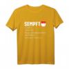 Sempft Fränkisches Wort T-Shirt - Oberfranken & Unterfranken Design, Perfekt für Franken-Liebhaber und Heimatbewusste