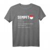 Sempft Fränkisches Wort T-Shirt - Oberfranken & Unterfranken Design, Perfekt für Franken-Liebhaber und Heimatbewusste