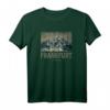 40Geburtstag Souvenir T-Shirt mit Frankfurt Skyline – Perfektes Geschenk für Reisende, Backpacker & Frankfurt-Fans