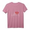 Damen Frankfurt Skyline Herzschlag Fan T-Shirt mit V-Ausschnitt – Für echte Frankfurter Liebhaber, Skyline & Sehenswürdigkeiten