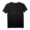 Frankfurt Skyline Herzschlag Fan Langarmshirt – Ich Liebe Frankfurt am Main, Heimat und Sehenswürdigkeiten